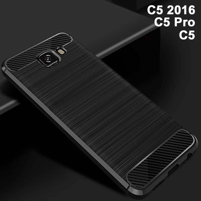 Чехол для Samsung Galaxy C5 Pro чехол из ТПУ 2016 углеродного волокна C 5000 5010 | Мобильные