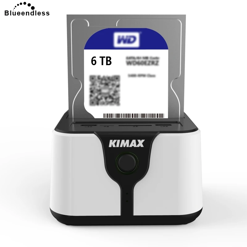 Док станция Blueendless 1 Bay для Hdd чехол 2 5 Ɖ 5' SSD Sata USB внешний корпус беспроводной Wi Fi