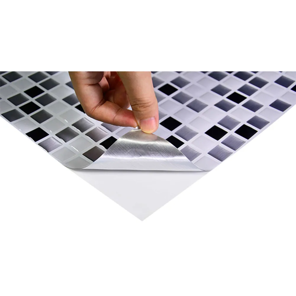 Домашняя ванная комната кухня кирпич 3D Наклейки для декора стен бумага плитка