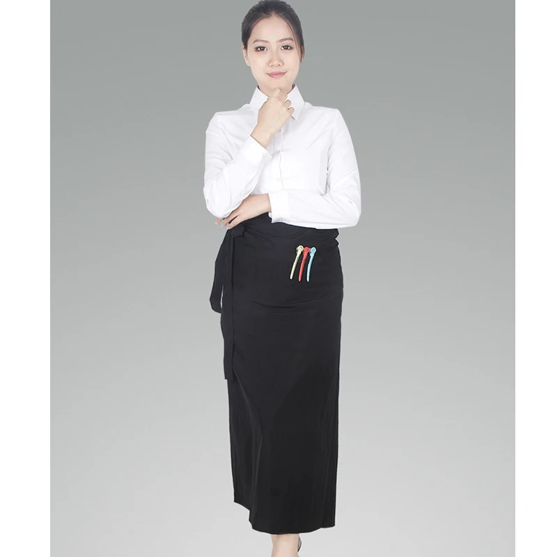 Половина Длина салонов Парикмахерская накидка для стрижки волос фартук