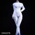 White 1/6 женский сексуальный Облегающий комбинезон 19XG37 с длинным рукавом, черный, белый, красный, синий, для 1" фигурок, Бесшовные тела - Цвет: White