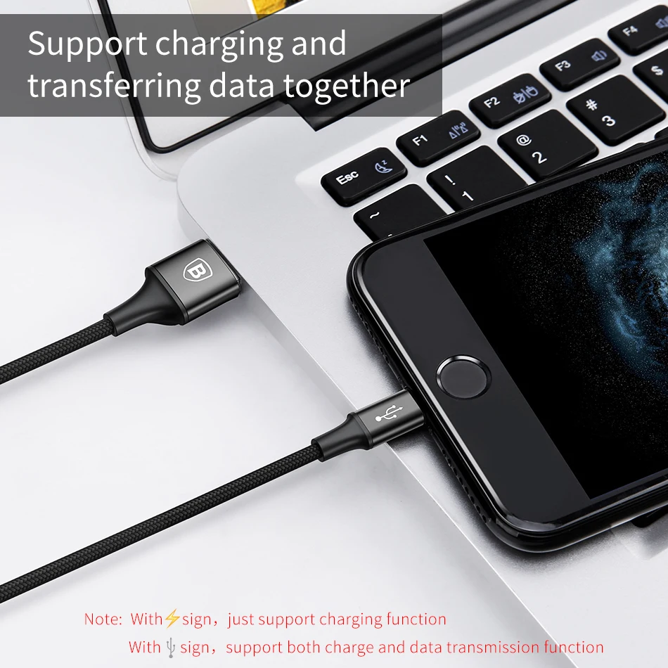 Baseus 3в1 2в1 USB кабель для iPhone X 8 7 6 Micro кабель type usb C кабель для samsung S9 S8 Быстрая зарядка кабель зарядного устройства 3A шнур