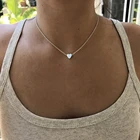 Ожерелье-чокер женское, в форме сердца
