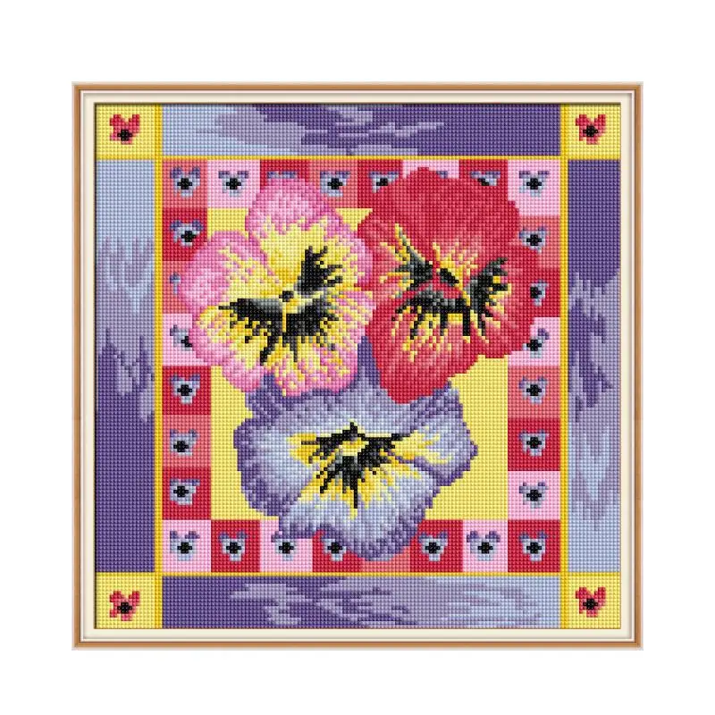 

Joy Sunday 5D DIY Diamond Painting Flowers Full New Drill Square Rhinestone Pictures 5D Diamond Embroidery Icons Mosaic Diamond