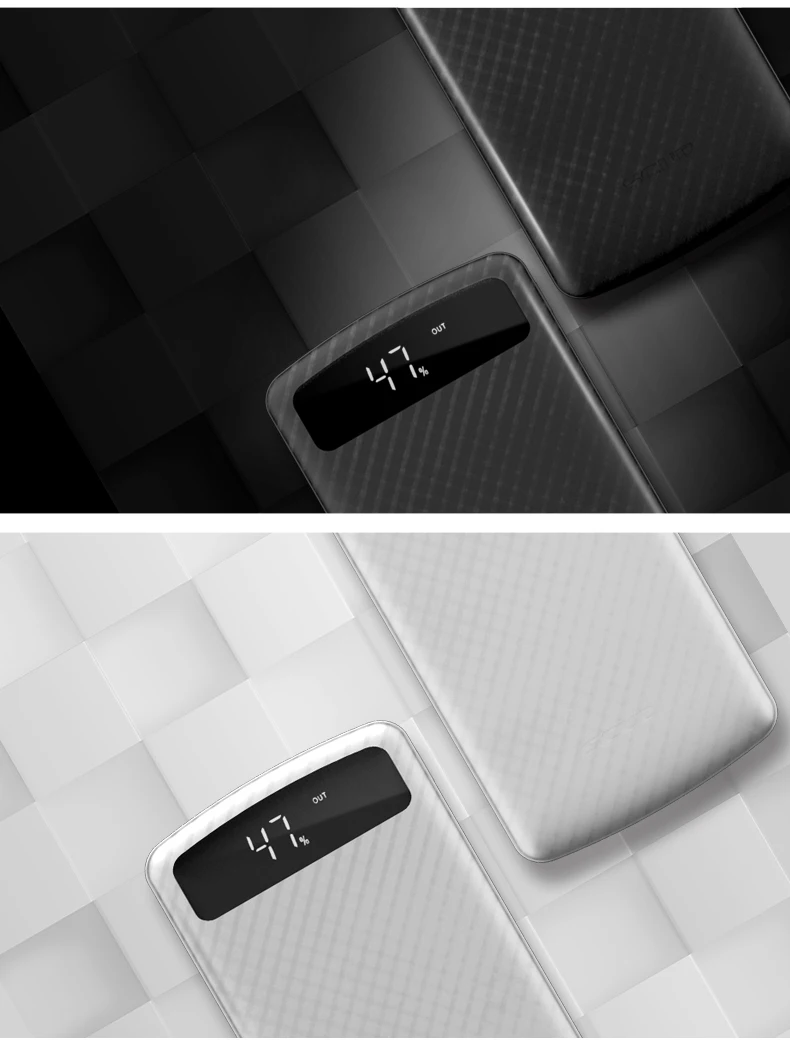 Scud power bank 10000 мАч+ USB кабель type-C со светодиодный цифровым дисплеем power bank для Xiaomi huawei LG samsung мобильного телефона Androidt