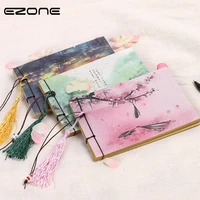 ezone1pc chinese style vintage diary retro notebook sketchbook for students stationery office school supplies day planner gift