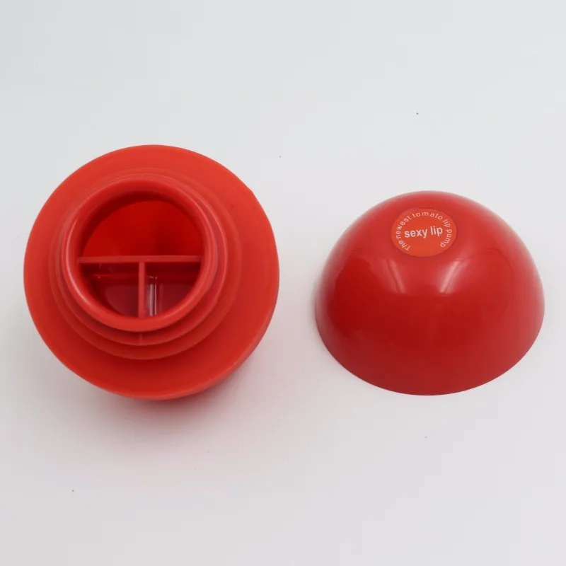 1PC Tomato Sexy Full lip plumper Enhancer lips plumper tool device Or Super Suction Family Body Cupping Cups Massage silicone