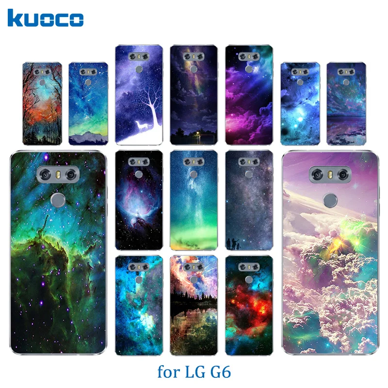 5 7-дюймовый чехол для LG G6 мягкий ТПУ LGG6 Ультратонкий с рисунком звездного неба