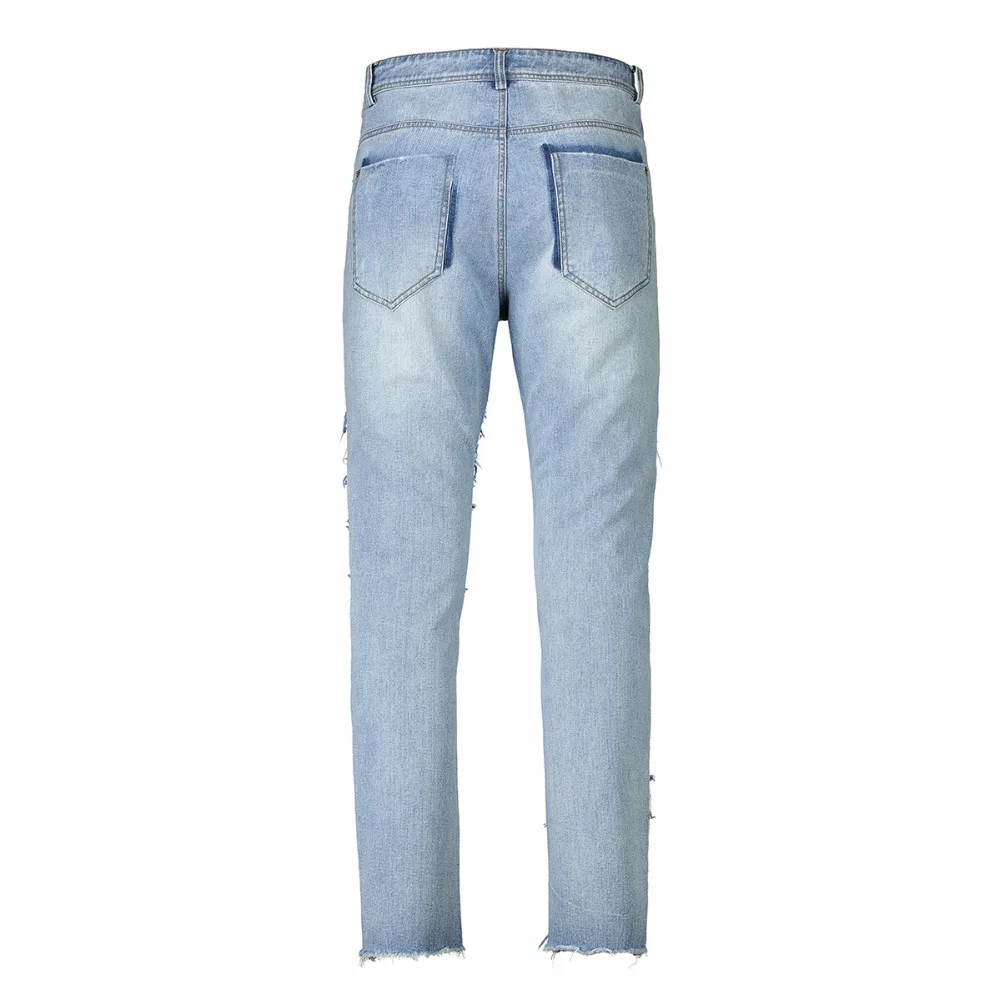 Для мужчин джинсы хип хоп уличной мужские брюки|Мужские джинсы| |