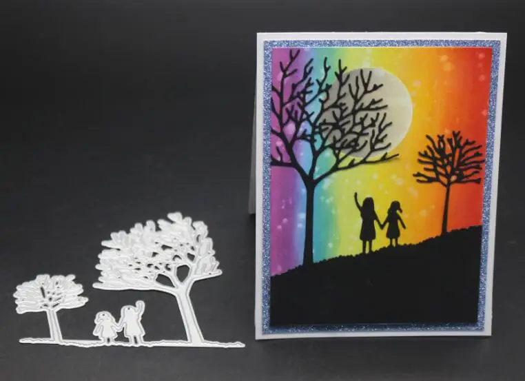 9.8x10.5cm Альбом для скрапбукинга, коробка для конфет, штампы для трафареты для скрапбукинга, DIY открытки в альбом, украшение, тиснение, складная матрица, резак для резки - Цвет: 9.8x10.5cm