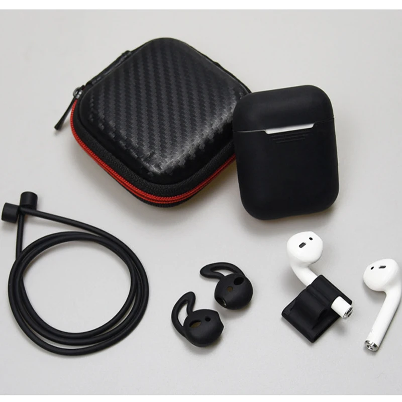 Мягкий силиконовый чехол для Airpods Защитный милый наушников портативных |
