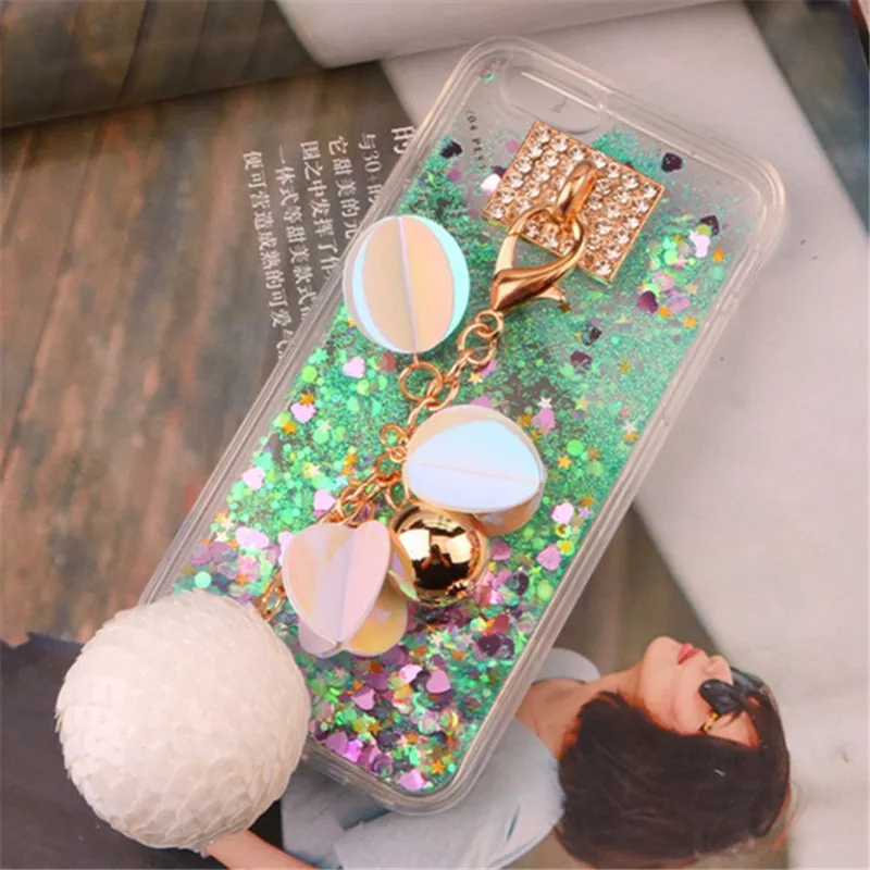 Для samsung A5 A6 A7 A8 2018 Plus роскошный bling Snowball Стразы Алмазный жидкий зыбучий песок