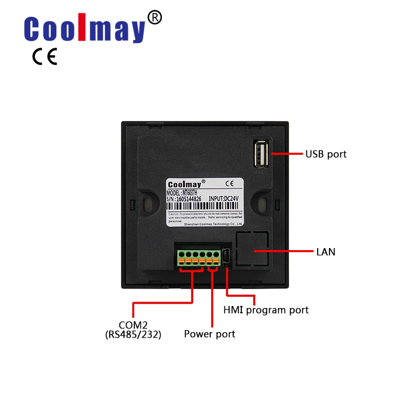Coolmay MT6037H маленький размер HMI 3," TFT сенсорный экран монитор промышленный