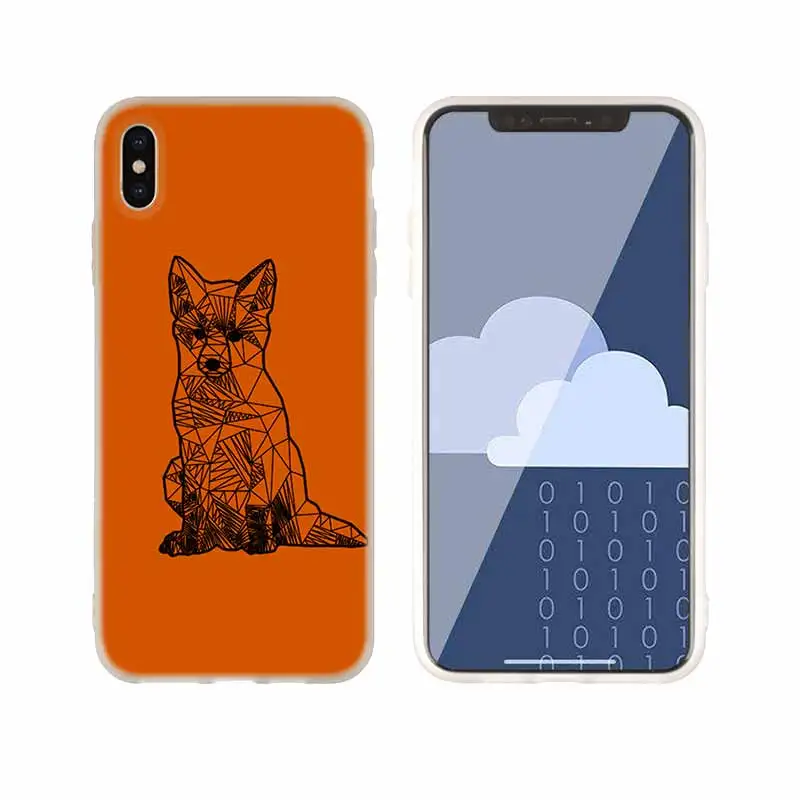 Чехлы для телефонов, силиконовый мягкий чехол для iPhone 11 Pro X XS Max XR 6 6S 7 8 Plus 5 4S SE, Забавный милый аниме foxs - Цвет: as the picture 14