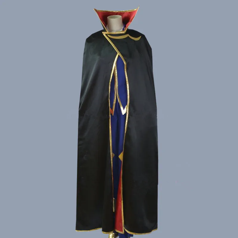 Code Geass Косплэй Lelouch of the Rebellion нулевой фиолетовый мужской костюм полный набор с