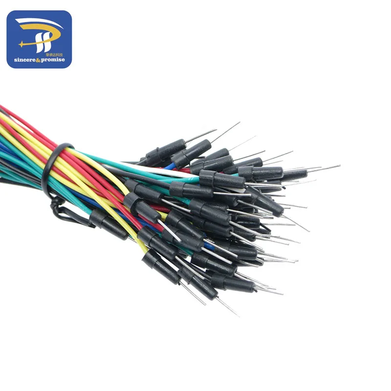 65 шт. новый гибкий макетный Соединительный кабель для Arduino макетной платы|breadboard