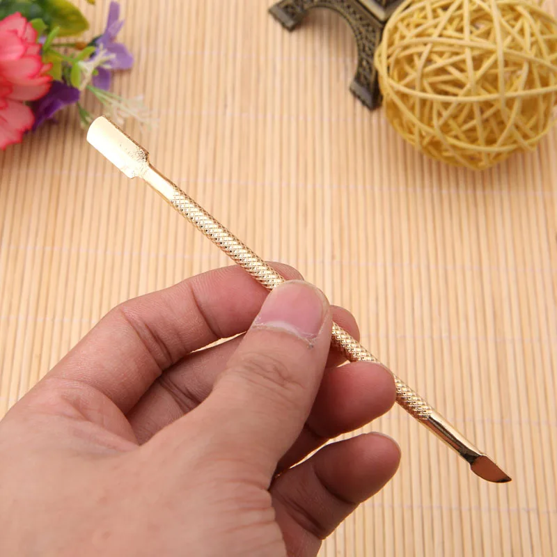 1 шт. из нержавеющей стали кутикулы толкатель триммер для удаления педикюра