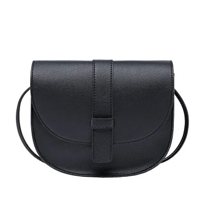 Женская сумка через плечо из искусственной кожи высокого качества однотонная