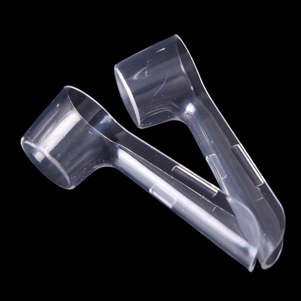 4 шт. многоразовая пластиковая защитная крышка для зубной щетки прозрачные