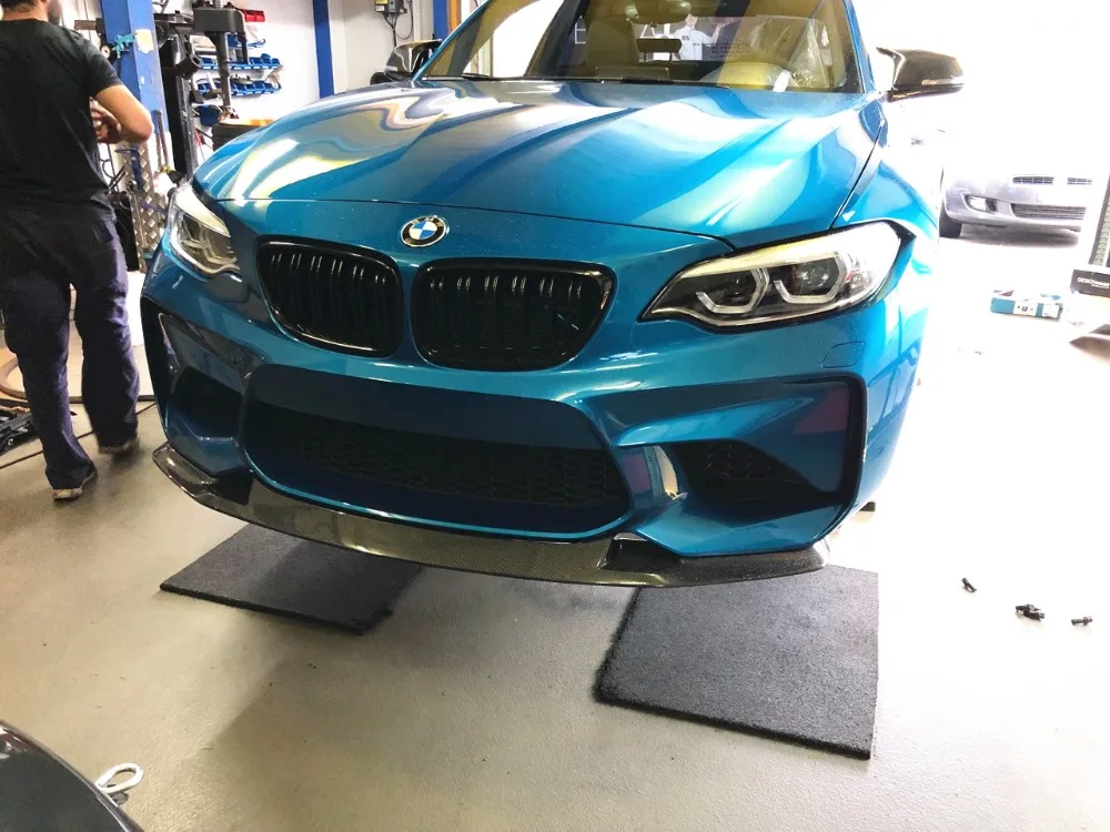 ** В наличии F87 M2 GTS-II стильный сплиттер для передних и нижних губ из углеродного