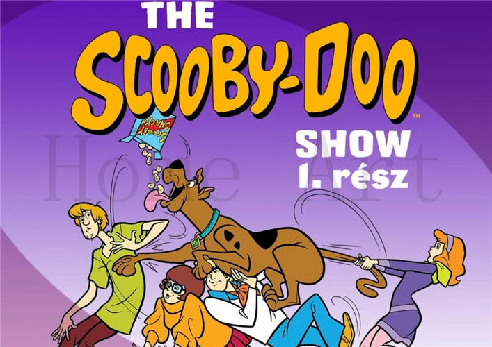 Синий Scooby doo плакат ясное изображение наклейки на стену украшение дома высокое качество печать белая бумага с покрытием домашний арт бренд - Цвет: Синий