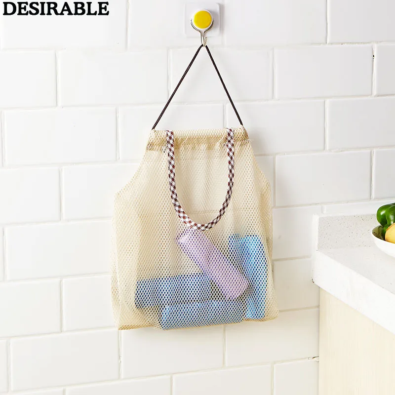 2 шт. висит Тип Сетчатая Сумка для хранения фруктов и овощей Ванная комната