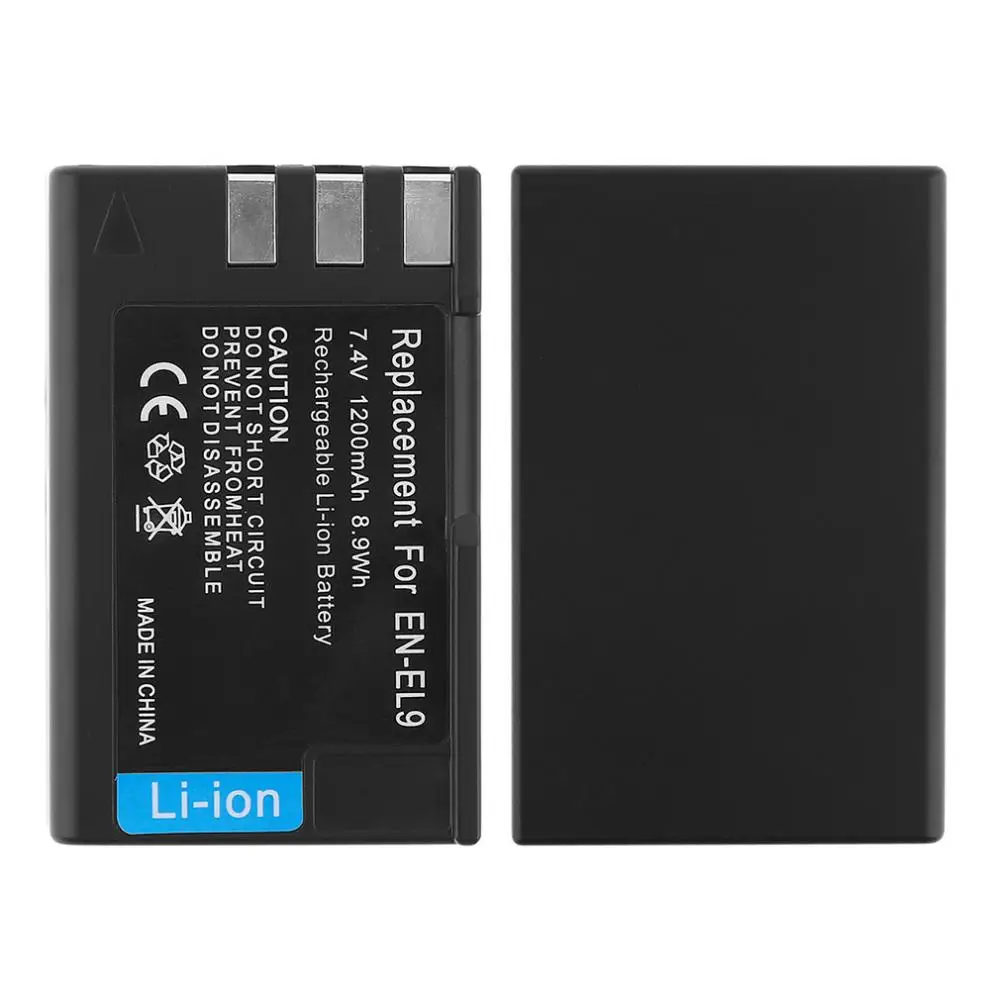 7 4 V 1200mAh EN EL9 EL9A литий ионная аккумуляторная батарея для цифровой камеры подходит