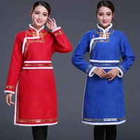 traditional chinese clothing woman asian national dress mongolia style tang suit top cosplay fancy costume oriental ethnic gown