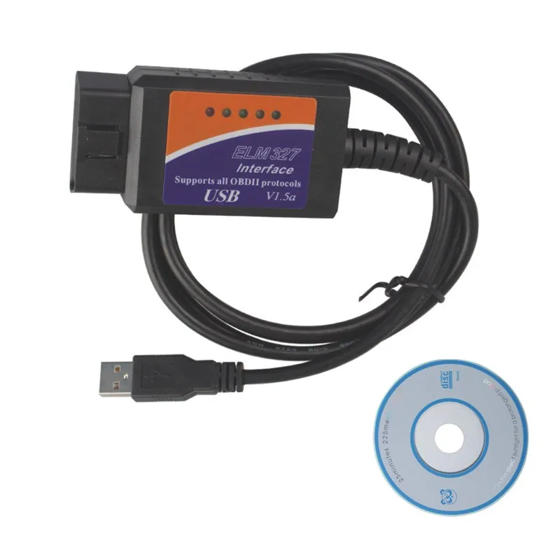 Новинка ELM327 USB V1.5 Профессиональный OBD/OBDII ELM Стандартный новейший сканер на основе