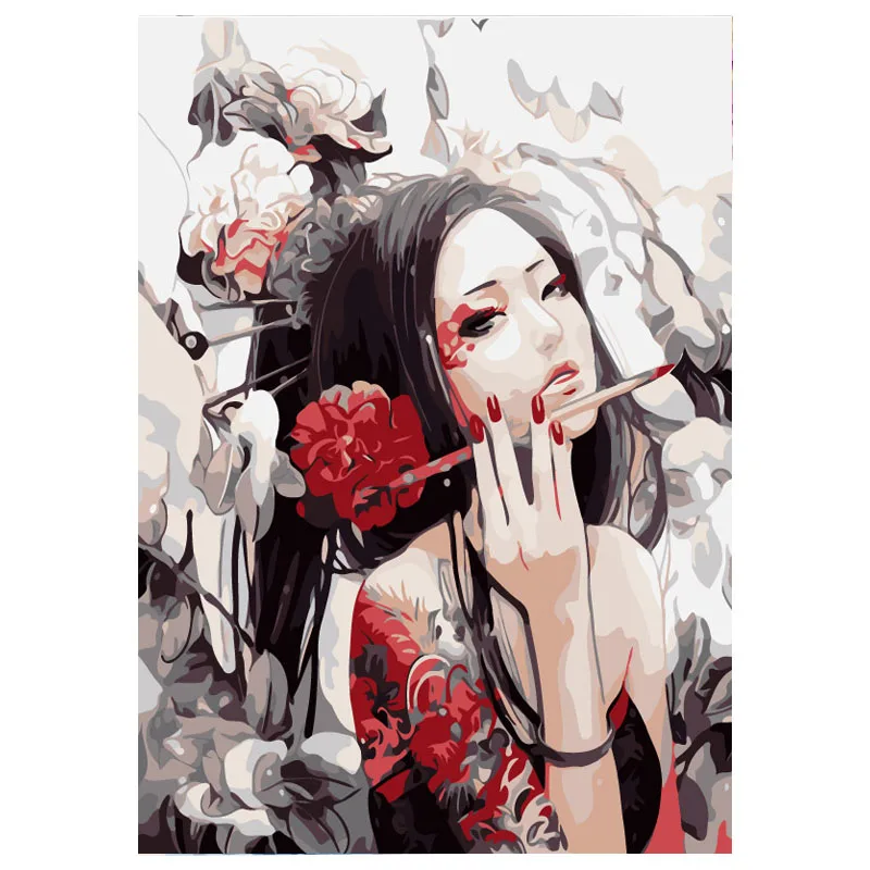 Девушка благородство Красивая Леди живопись по номерам Краска на холсте