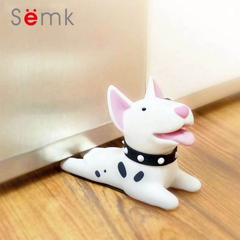 Маленькая милая мультяшная собачья дверная Пробка Держатель Bull Terrier ПВХ