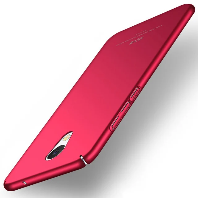 Оригинальный MSVII Роскошный тонкий чехол для Meizu M5 твердый ПК простой/Матовый