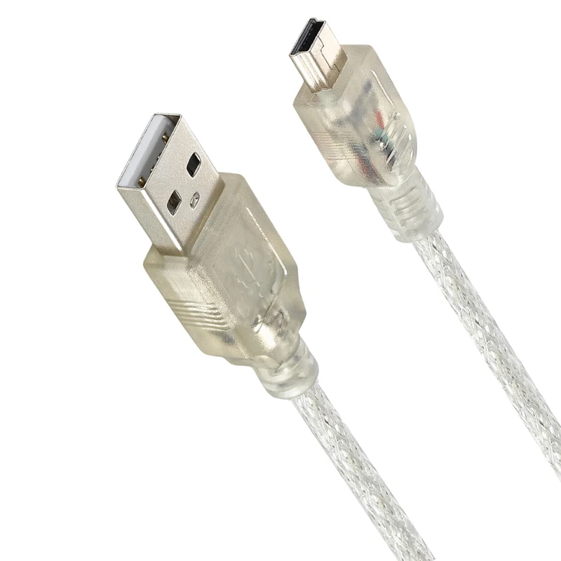 Bochara 20 см мини 5 контактный USB кабель 2 0 Тип A папа 5P для передачи данных двойное
