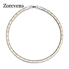 Ожерелье-чокер женское, из нержавеющей стали, серебристого цвета, 6 мм