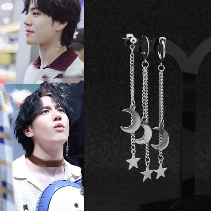 1 шт. Корея Bangtan Boys альбом серьги гвоздики модное ювелирное изделие аксессуары для