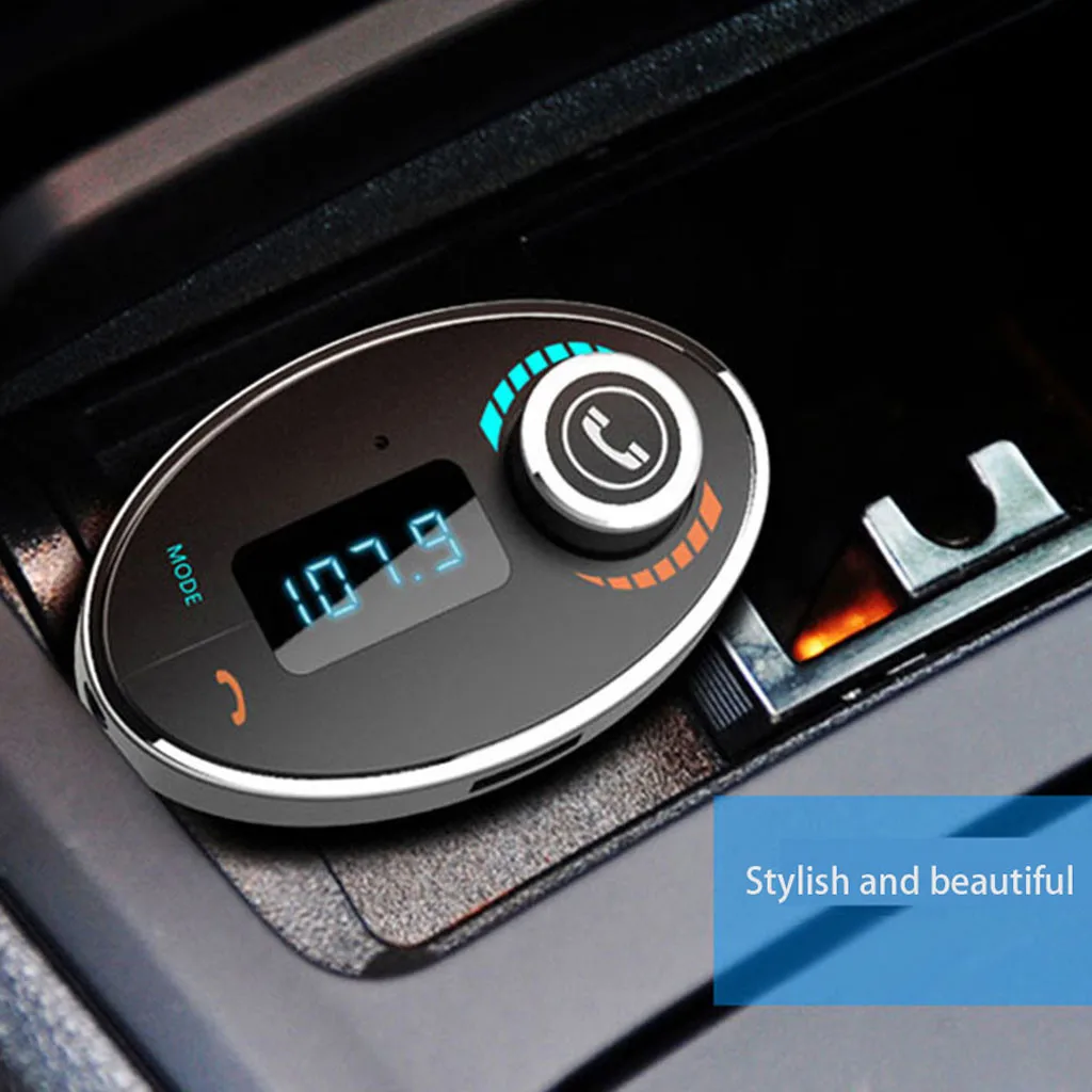 OMESHIN беспроводной Bluetooth Автомобильный MP3 плеер двойное USB зарядное устройство