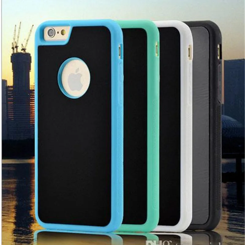 Анти-Гравитация Handsfree Case Nano Всасывания Selfie Липкий Телефон Случаях Гибридный ТПУ PC