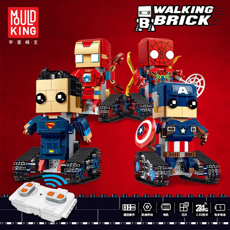 

Yeshin 13038 13039 13040 13041 The Movable Robot Set Remote Control Robot Model Building Blocks Bricks New Kids Christmas Gift