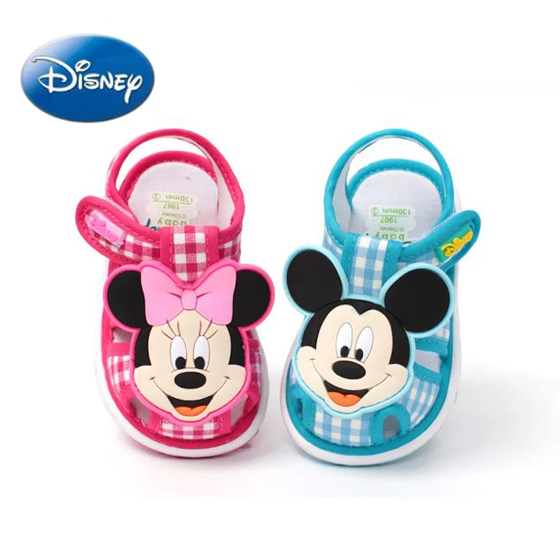 Новинка 2018 года сандалии для девочек Disney с Микки и Минни детская пляжная обувь