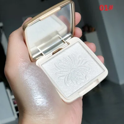 1 Shimmer Brighten хайлайтер палитра пудра бронзер видный профиль сторона палитра хайлайтер Макияж Блеск хайлайтер палитра - Цвет: 1