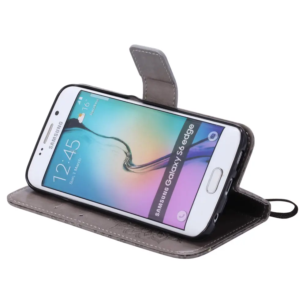 Чехол для Samsung Galaxy S6 S 6 Edge Zero G925 G925F кошелек флип чехол телефона из искусственной