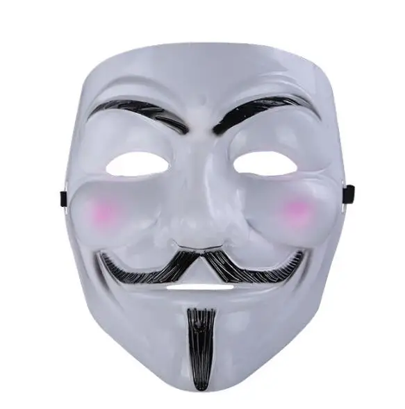 Лидер продаж Маски для вечеринок V значит вендетта Анонимные Маска Гая Фокса