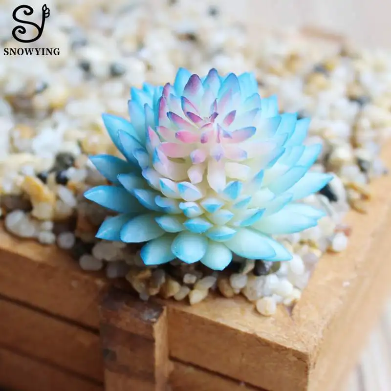 Искусственные суккуленты растения DIY искусственный суккулент в горшках офис сад