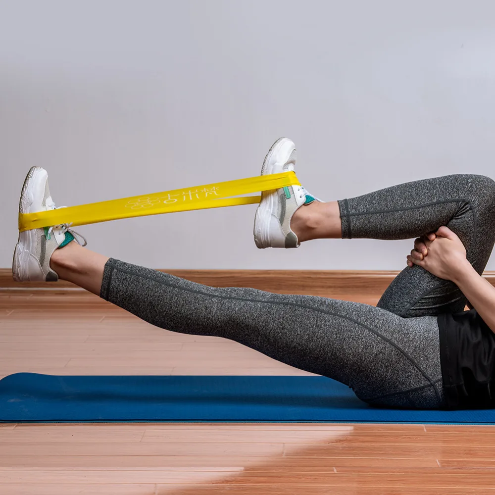 

2018 Hot Gym Fitness Equipment Strength Training Elastic Resistance Bands Yoga Rubber Pull bands Sport Pilates Workout Crossfit