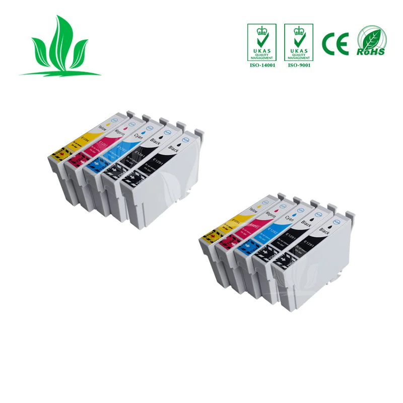 T1291 10 шт. совместимый чернильный картридж для картриджей Epson Stylus SX230 SX235W SX420W SX425W
