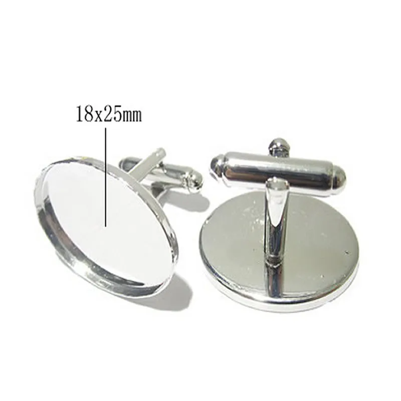 Beadsnice ручная работа запонки базовые заготовки подходят Кабошоны овальные ободок