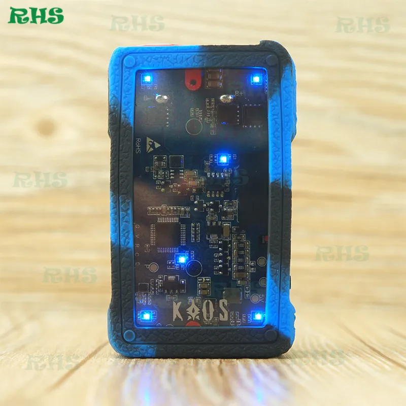 2 шт. силиконовый чехол для аккумуляторной светодиодный свет Sigelei Kaos Z Top Box Новый