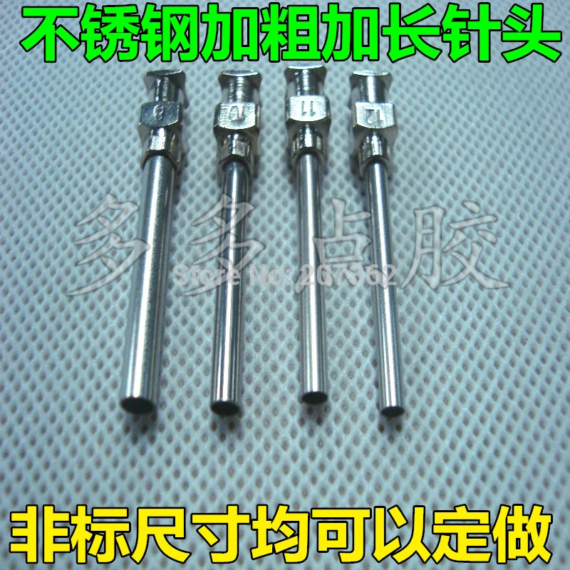 12pk 1inch-cannula тупой конец металла распределить советы 8gauge-30 калибр, иглы для дозирования клея