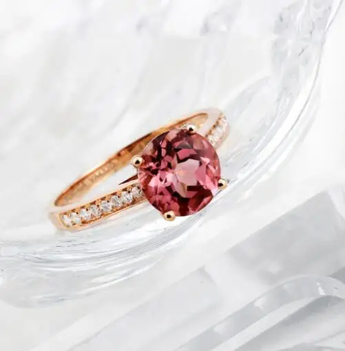 Fashion Cubic zirconia White Wedding Band Round Red 3A CZ Ring for Women Engagement Jewelry Accessories Female Rings | Украшения и