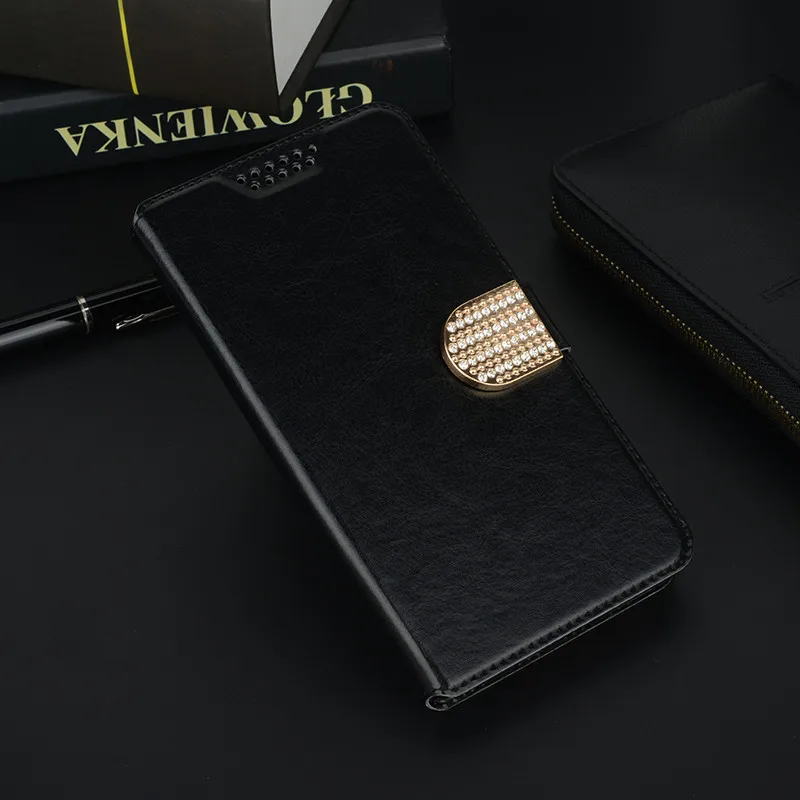 Роскошный чехол-бумажник из искусственной кожи с откидной крышкой для Sony Xperia XZ4